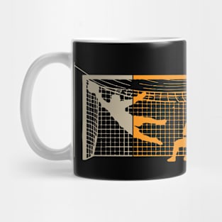 Vintage goal keeper t shirt soccer goalie Mug